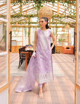 AIZAH LAWN EMBROIDERY DRESS 3 PIECE 2185